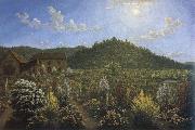 John glover a view of the artist s house and garden in mills plains,van diemen s land Spain oil painting artist